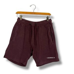 Young LA Shorts Men’s Medium Gym 118 The Perfect Sweat Brown YoungLA Streetwear